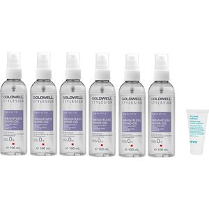 6 x Goldwell - Stylesign Weightless Shine-Oil - 100 ml + WILLEKEURIG Travel Size