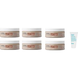 6 x Goldwell - Stylesign Defining Wax - 75 ml + WILLEKEURIG Travel Size