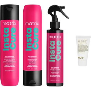 Matrix Instacure - Shampoo 300ML - Conditioner 300ML - Anti-breakage Porosity Spray 200 ml + Gratis Evo Travelsize