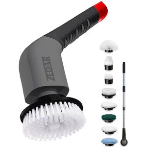 ZEDAR T300 - Elektrische Schoonmaakborstel - Draadloos - Ergonomisch Ontwerp