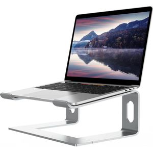 Laptop Verhoger Stand - Aluminium Computer Houder - Ergonomische Notebook Riser - Verstelbare en Opvouwbare Standaard - Geschikt voor MacBook, Dell, HP, en meer
