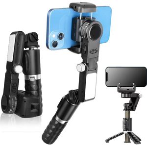 Smartphone Gimbal Stabilizer met Bluetooth - Draagbare Anti-Shaking Gimbal - Compatibel met Diverse Smartphones - Professionele Videografie en Handsfree Bediening