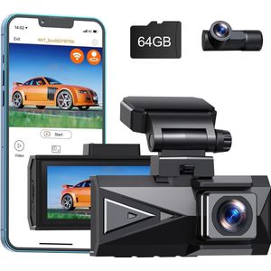 Ultra HD Auto Dashcam - 3840x2160P Frontale Dashcam - G-sensor, Loop-opname, Eenvoudige Installatie - Haarscherpe Beelden voor Veilig Rijden - Auto Dashboard Camera voor Ongeëvenaarde Opnamekwaliteit