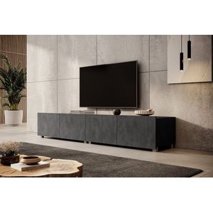 Meubella - TV-Meubel Calabas - Grijs - 200 cm