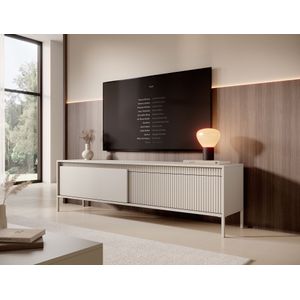 Meubella - TV-Meubel Saran - Beige - 187 cm