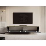 Meubella - TV-Meubel Assunta - Mat zwart - 180 cm