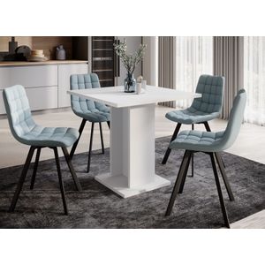 Meubella - Eetkamertafel Swen - Wit - 80 cm