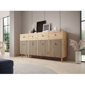 Meubella - Dressoir Bali - Eiken - 180 cm