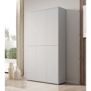 Meubella - Schoenenkast Amber - Lichtgrijs - 109 cm