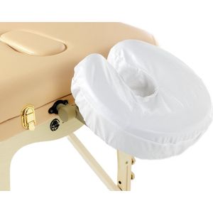 ZenGrowth - Oliebestendig Hoofdsteunhoesje - Wit - PU-leer