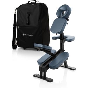 Zengrowth - Legian - Massagestoel - Blauw - Inklapbaar