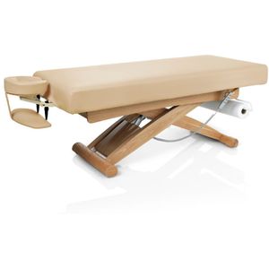 Palermo Deluxe - Elektrische Massagetafel - Beige - 78 cm
