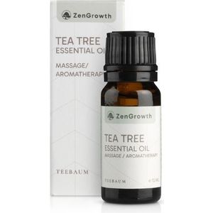 ZenGrowth - Etherische Olie - Tea Tree - 10ml - 100% Natuurlijk en Biologische Teelt
