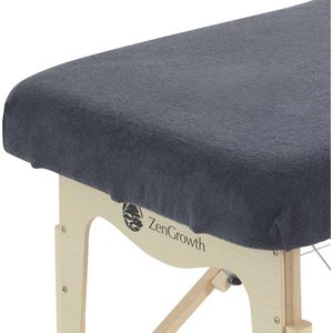 ZenGrowth - Hoeslaken Massagetafel - Grijs - Zonder Uitsparing - 192cm x 71-80cm - Badstof - Herbruikbaar