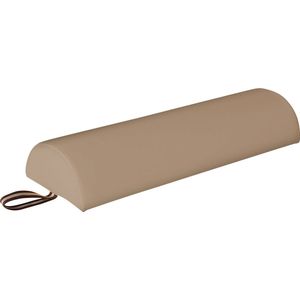 ZenGrowth - Massagetafel Knierol - Mocca - Halfrond groot - 66 cm x 22.5 cm - Rolkussen
