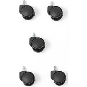 ZenGrowth - Harde Zwenkwieltjes - 5 cm - Voor Tabourets en Zadelkrukken