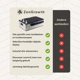 ZenGrowth - Hotstone Heater - 12 Liter - Elektronisch Display - Massageolie Verwarmer - Handdoek Verwarmer - Kruidenstempel Verwarmer