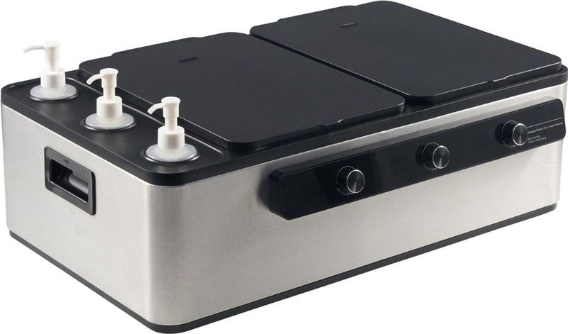 ZenGrowth - Hotstone Heater - 12 Liter - Elektronisch Display - Massageolie Verwarmer - Handdoek Verwarmer - Kruidenstempel Verwarmer