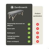 ZenGrowth - Massage Handdoek Massagetafel - Grijs - 100x220cm - Microvezel - Sneldrogend