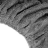 ZenGrowth - Hoofdsteunhoesje Massagetafel - Grijs - Microvezel - 250gr/m2 - Sneldrogend - Herbruikbaar