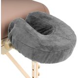 ZenGrowth - Hoofdsteunhoesje Massagetafel - Grijs - Microvezel - 250gr/m2 - Sneldrogend - Herbruikbaar