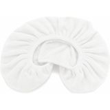 ZenGrowth - Hoofdsteunhoesje Massagetafel - Wit - Microvezel - 250gr/m2 - Sneldrogend