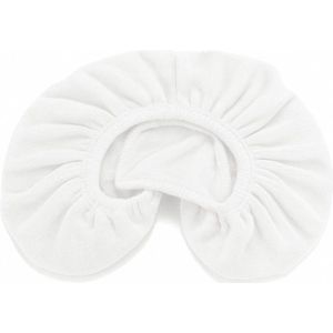 ZenGrowth - Hoofdsteunhoesje Massagetafel - Wit - Microvezel - 250gr/m2 - Sneldrogend