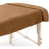 ZenGrowth - Massage Handdoek Massagetafel - Bruin - 100x220cm - Microvezel - Sneldrogend