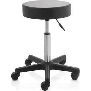 ZenGrowth - Ergonomische Tabouret - Zwart - Kapperskruk - In Hoogte Verstelbaar