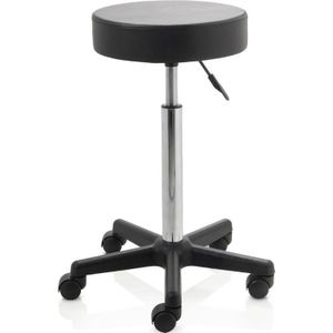 ZenGrowth - Ergonomische Tabouret - Zwart - Kunststof Frame - Hoge Gasveer