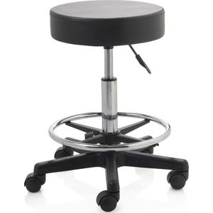 ZenGrowth - Ergonomische Tabouret - Zwart - Kapperskruk - In Hoogte Verstelbaar