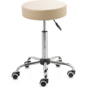 ZenGrowth - Ergonomische Tabouret - Beige - Kapperskruk - In Hoogte Verstelbaar