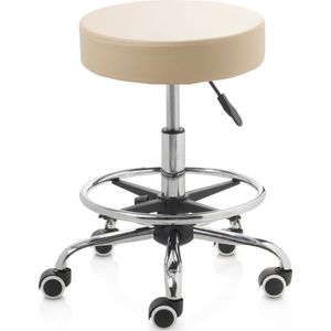 ZenGrowth - Ergonomische Tabouret - Beige - Kapperskruk - In Hoogte Verstelbaar