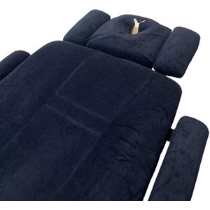 ZenGrowth - Lagos - Badstof Hoeslaken Set - Zwart - 6 Delen