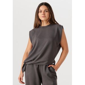 Penn&Ink N.y. T-shirt - Grijs - Katoenmix - Ronde Hals - Korte Mouwen