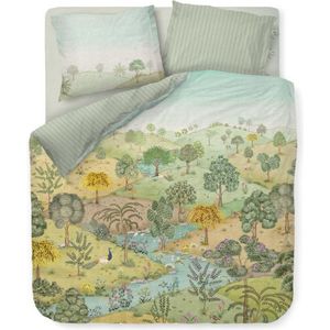 Dekbedovertrek Cabrera Green - Groen - Katoen, Percale katoen - Pip Studio