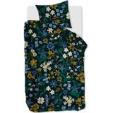 Dekbedovertrek - Grijs - Katoen - 140x200 cm