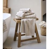 Pip Studio - Geometric Print - Douchelaken - Sand - 100% Katoen