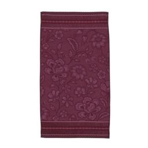 Pip Studio Handdoek Jasmin Jacquard Dark Pink 55x100
