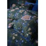 Pip Studio Flores Felices Dekbedovertrek - Tweepersoons - 200x200/220 cm - Donkerblauw