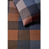 Beddinghouse - Becket - Dekbedovertrek - Blauw - Flanel - Inclusief Kussensloop
