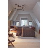 Beddinghouse - River - Dekbedovertrek - Donkerrood - Flanel - 1-persoons