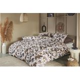 Dekbedovertrek - Grijs - Katoen - 240x220 cm