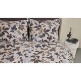 Dekbedovertrek - Grijs - Katoen - 240x220 cm