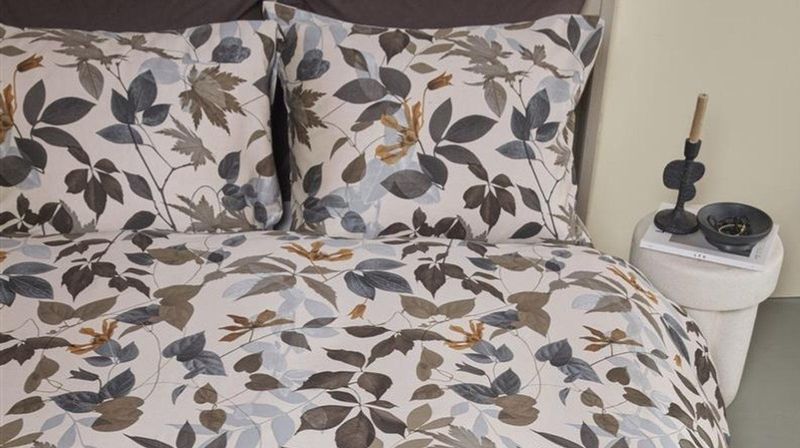 Dekbedovertrek - Grijs - Katoen - 240x220 cm