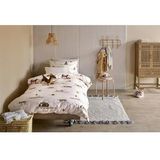 Dekbedovertrek - Wit - Katoen - 140x200 cm