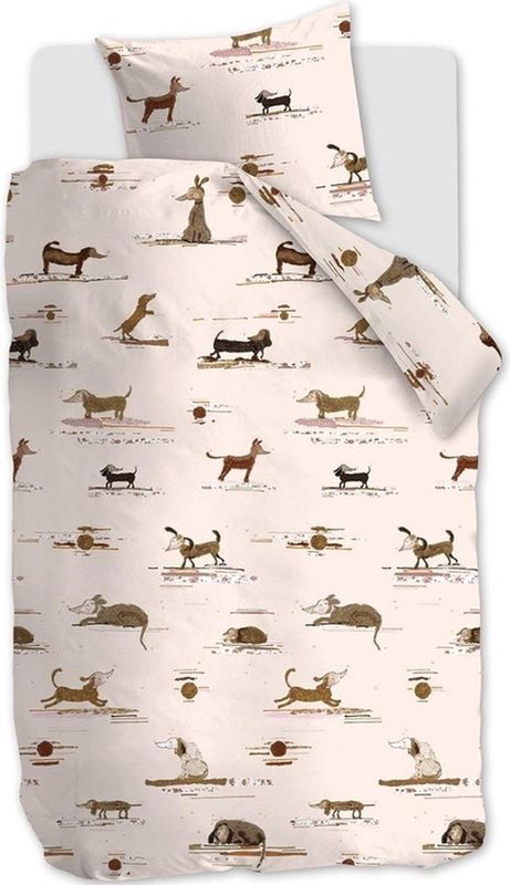 Dekbedovertrek - Wit - Katoen - 140x200 cm