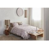 Dekbedovertrek - Grijs - Katoen - Eenpersoons