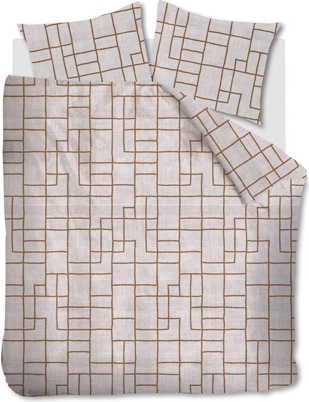 Vtwonen - Pojagi - Dekbedovertrek - Steenrood - Tweepersoons 200x200/220