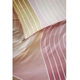 Beddinghouse Dutch Design Curves Dekbedovertrek - Koraalrood - 100% Katoensatijn